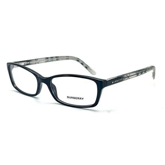 NEW BURBERRY BE2073 3164 BLACK AUTHENTIC EYEGLASSES 53-16 135 - Picture 1 of 3
